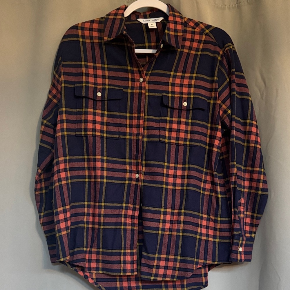 Old Navy Plaid Button Down